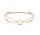 Minioro 11361, Armband Satin Golden Leaf Big 14krt geelgoud