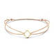 Minioro Minioro 11361, Armband Satin Golden Leaf Big 14krt geelgoud
