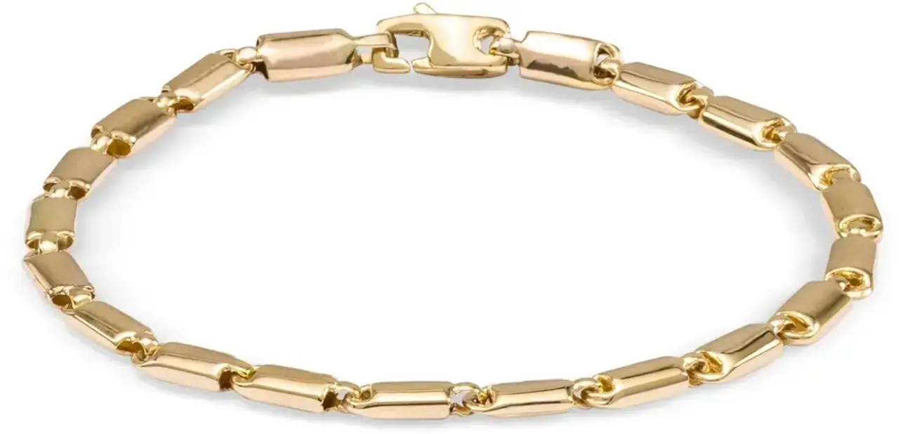 Monzario Monzario 1287-A-GEEL, Armband 14 krt geelgoud
