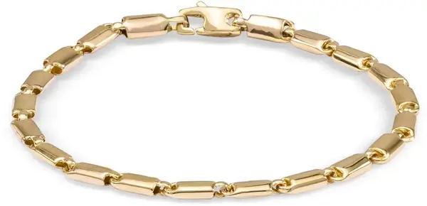 Monzario Monzario 1287-A-GEEL, Armband 14 krt geelgoud
