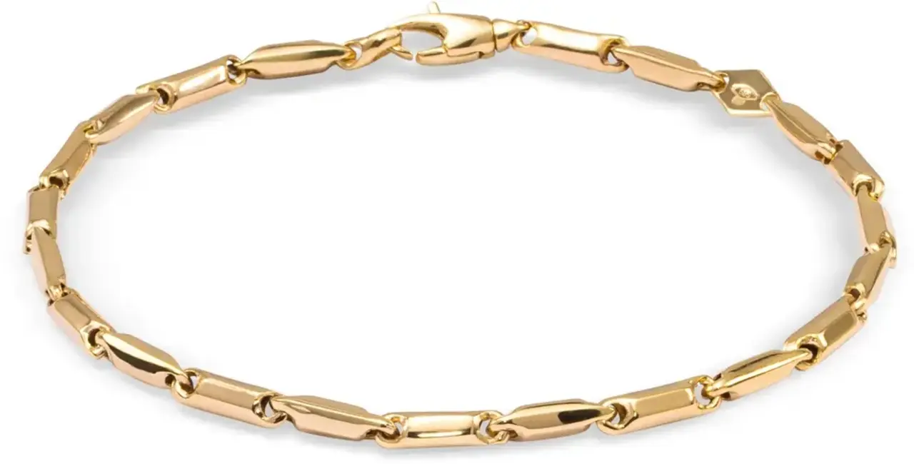 Monzario Monzario 866-A, Armband 14 krt geelgoud