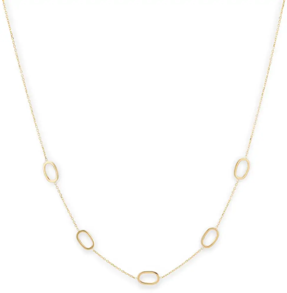 Monzario Monzario 1463-C, Collier 14 krt geelgoud