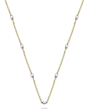Monzario Monzario 1188-C-BIC, Collier 14 krt Bicolor goud