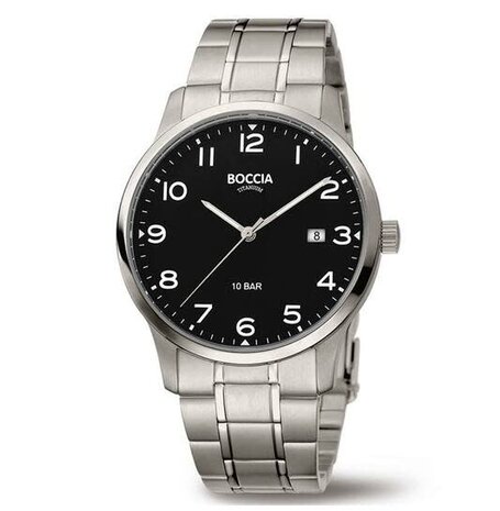 Boccia Boccia 3621-01, Horloge titanium