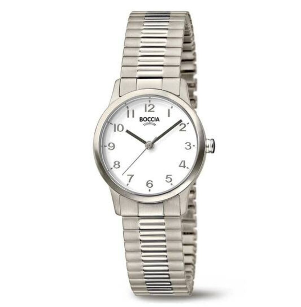 Boccia Boccia 3318-01, Horloge titanium