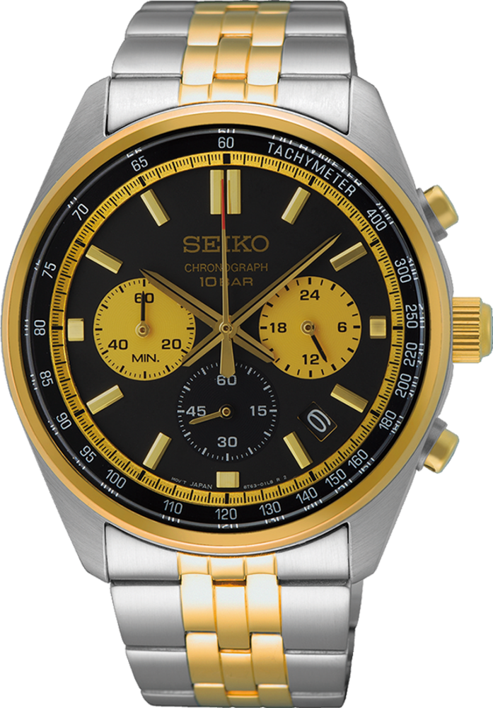 Seiko Seiko SSB430P1, Horloge staal