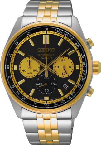 Seiko Seiko SSB430P1, Horloge staal