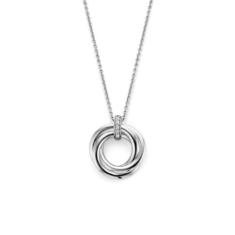 Ti Sento Ti Sento 3972ZI/42, Collier Zilver
