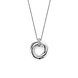 Ti Sento Ti Sento 3972ZI/42, Collier Zilver