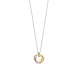 Ti Sento Ti Sento 3972ZT/42, Collier zilver verguld