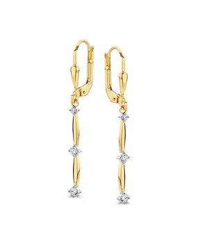 Excellent Jewelry Excellent Jewelry OB127822, Oorhangers 14 krt geelgoud