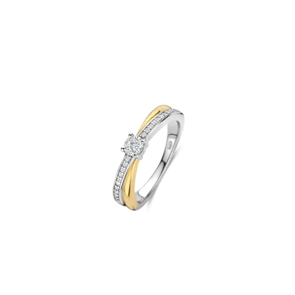 Ti Sento Ti Sento 12374ZY-56, Ring zilver