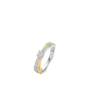 Ti Sento Ti Sento 12374ZY-56, Ring zilver
