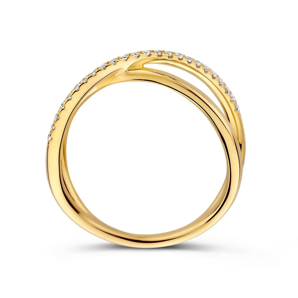 Excellent Jewelry Excellent Jewelry RG118108-58, Ring 14 krt geelgoud