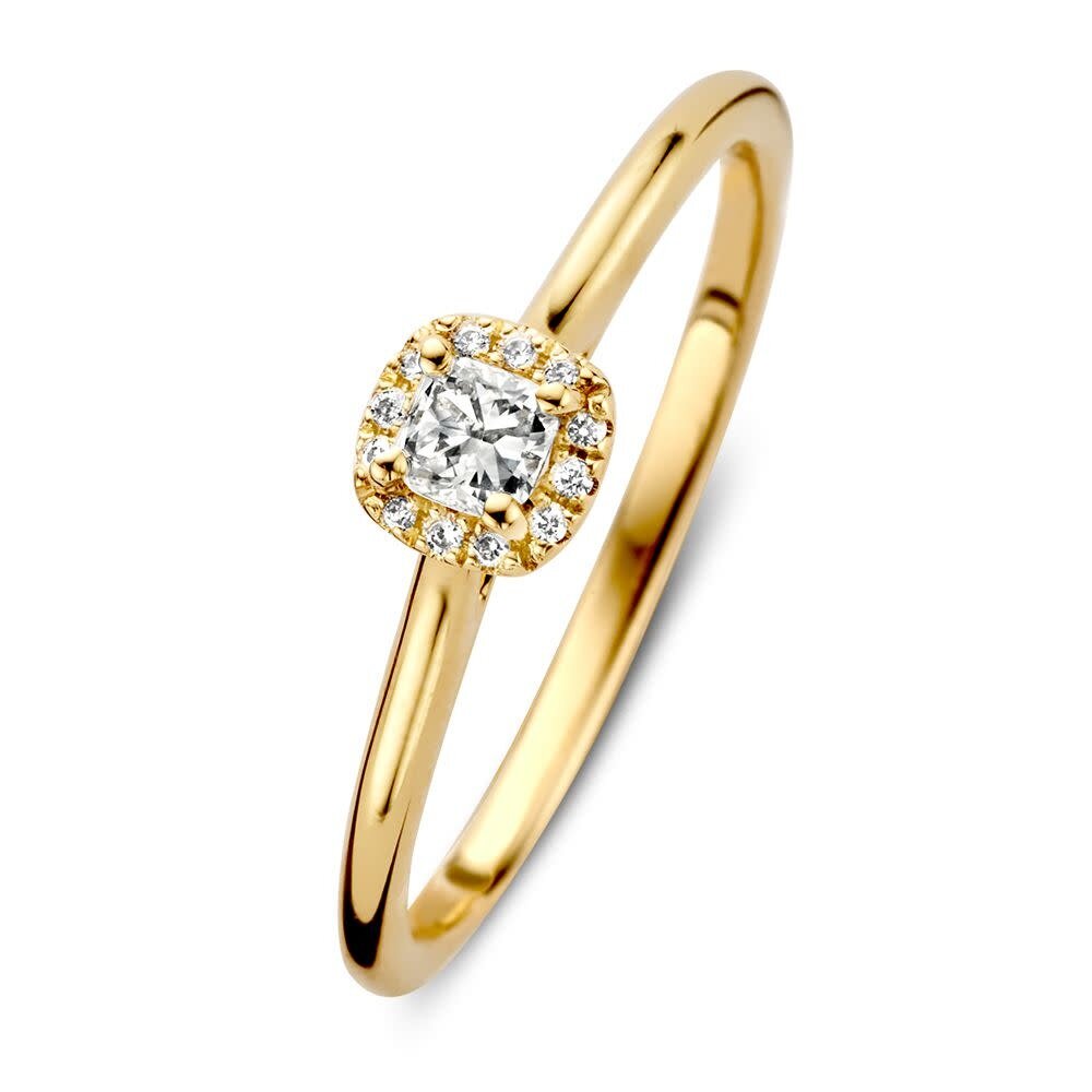 Excellent Jewelry Excellent RX117267-54, Ring fantasie briljant 14 krt geelgoud