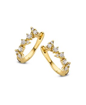 Excellent Jewelry Excellent OG117326, Creolen Briljant 14krt geelgoud