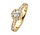 Excellent RG117221-56, Ring fantasie briljant 14 krt geelgoud