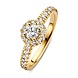 Excellent Jewelry Excellent RG117221-56, Ring fantasie briljant 14 krt geelgoud