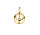 Excellent HB126757, Hanger 14 krt geelgoud