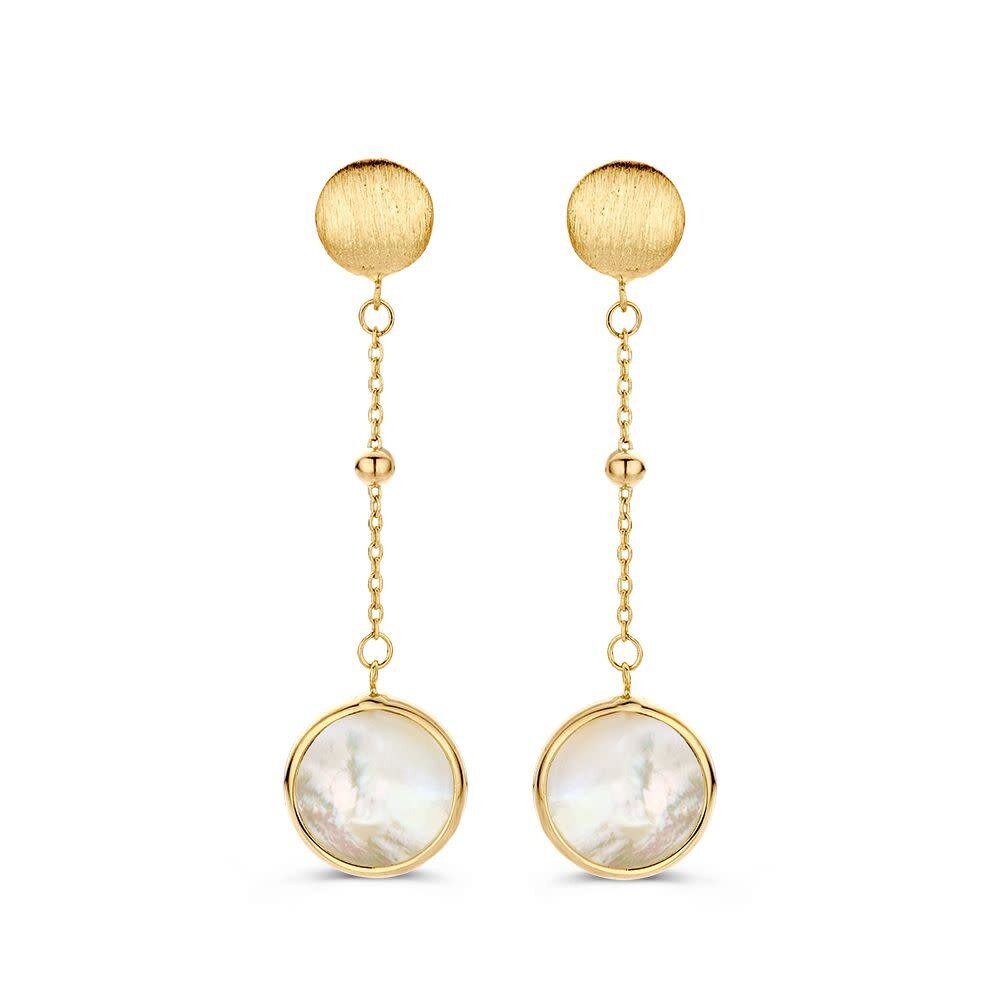 Excellent Jewelry Excellent OW137629, Oorhangers 14 krt geelgoud