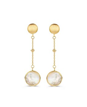 Excellent Jewelry Excellent OW137629, Oorhangers 14 krt geelgoud