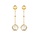 Excellent OW137629, Oorhangers 14 krt geelgoud