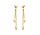 Excellent OP107233, Oorhangers 14 krt geelgoud