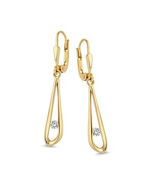 Excellent Jewelry Excellent OB127546, Oorhangers 14 krt geelgoud