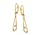 Excellent OB127546, Oorhangers 14 krt geelgoud