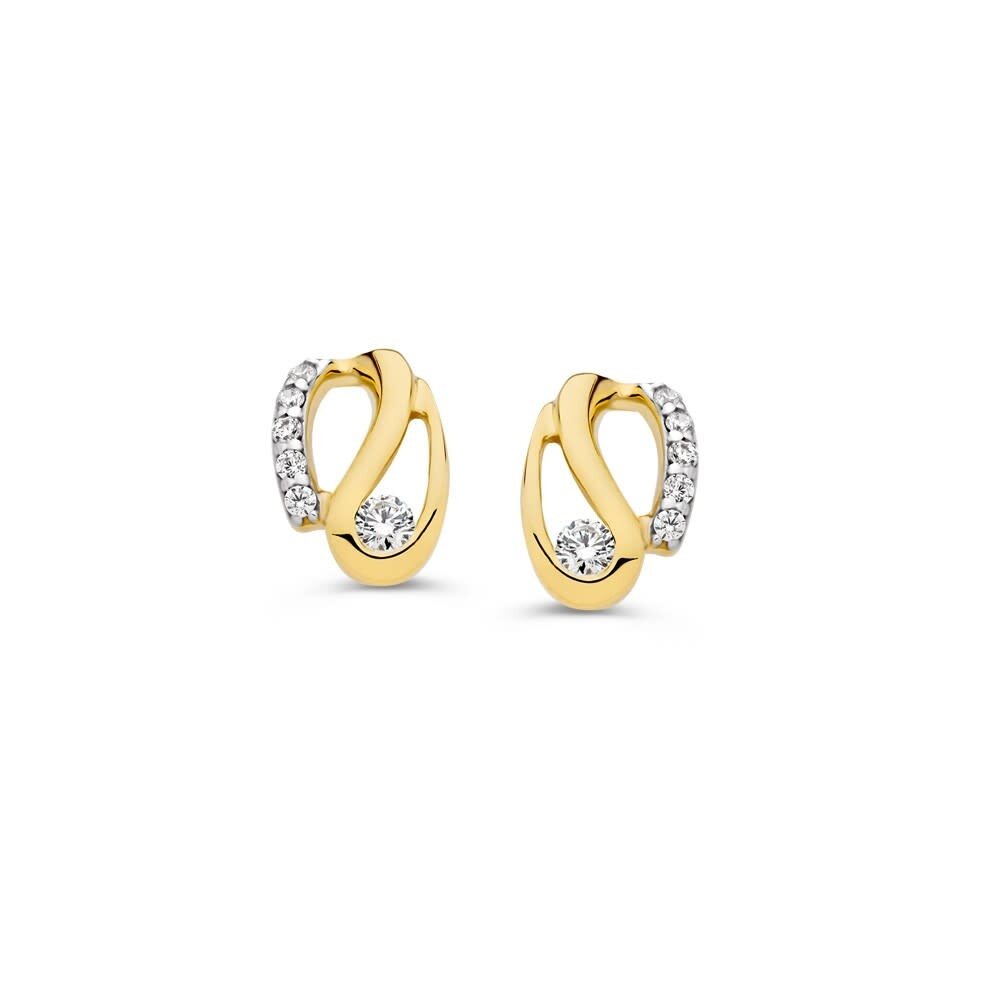 Excellent Jewelry Excellent OB128302, Oorstekers 14 krt geelgoud