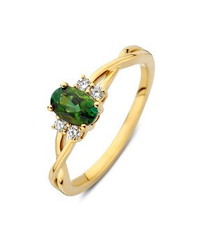 Excellent Jewelry Excellent RG138385-56, Ring groene toermalijn Excellent Jewelry Excellent RG138385-56, Ring groene toermalijn