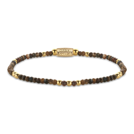 Rebel & Rose Rebel & Rose RR-30006-G-S, Kralen Armband