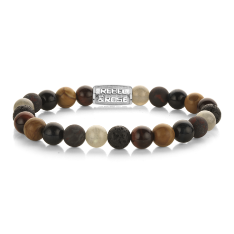 Rebel & Rose Rebel & Rose RR-80131-S-M, Kralen Armband