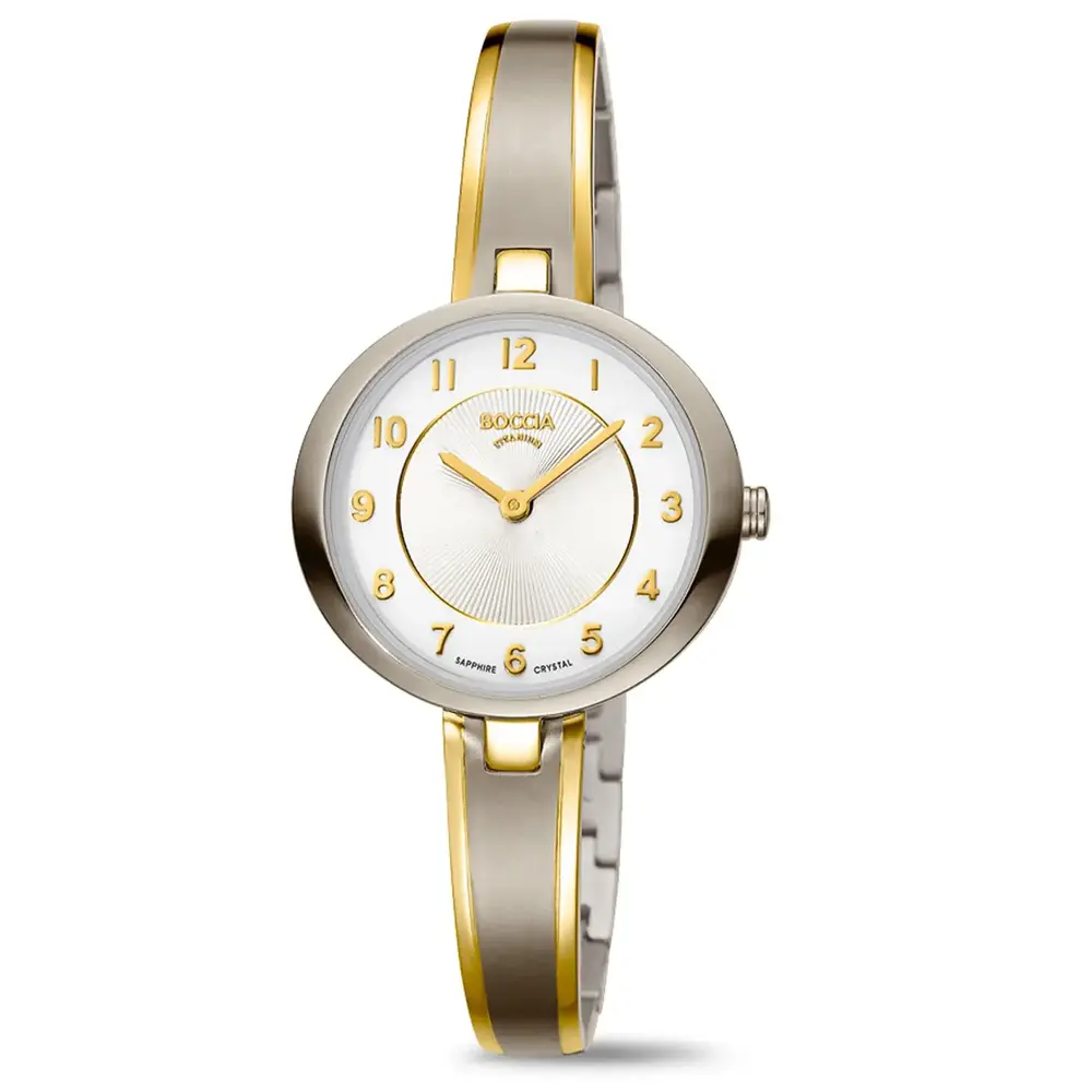 Boccia Boccia 3377-01, Horloge Titanium Bicolor