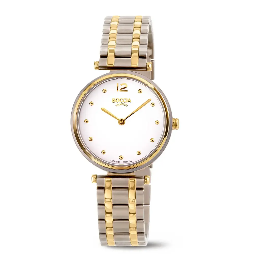 Boccia Boccia 3349-03, Horloge Titanium Bicolor