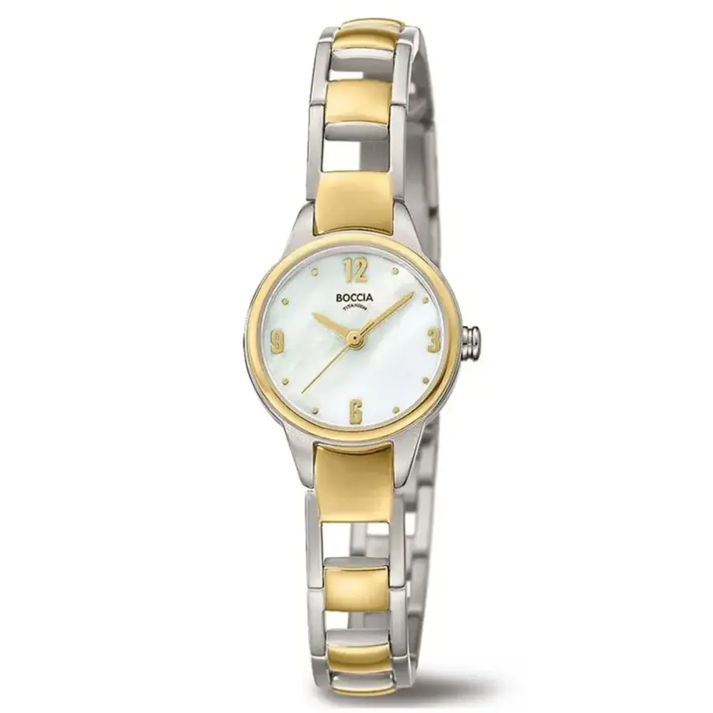 Boccia Boccia 3277-02, Horloge Titanium Bicolor