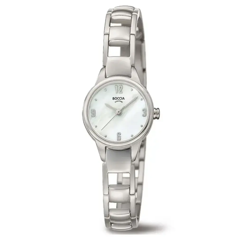 Boccia Boccia 3277-01, Horloge titanium