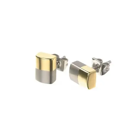Boccia Boccia 0509-03, Oorstekers Titanium Bicolor