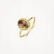 Blush Blush 1281YBQ/54, Ring 14krt geelgoud met zwart parelmoer
