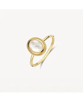 Blush Blush 1291YMQ/54, Ring 14krt geelgoud met parelmoer