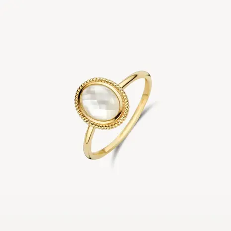 Blush Blush 1291YMQ/54, Ring 14krt geelgoud met parelmoer
