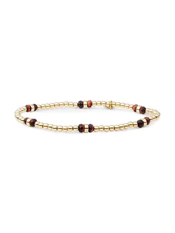 Sparkling Jewels Sparkling Jewels SBG-GEM16-MIX-DBFCTRDL, Kralenarmband red tiger eye
