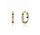 Sparkling Jewels EAG35-MULTI03, Creolen zilver verguld