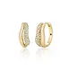 Sparkling Jewels Sparkling Jewels EAG49, Creolen zilver verguld