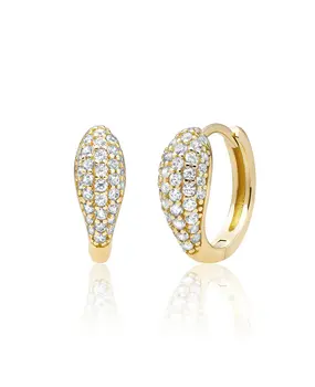 Sparkling Jewels Sparkling Jewels EAG50, Creolen zilver verguld