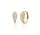 Sparkling Jewels EAG50, Creolen zilver verguld