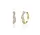 Sparkling Jewels EAG48, Creolen zilver verguld