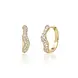 Sparkling Jewels Sparkling Jewels EAG48, Creolen zilver verguld