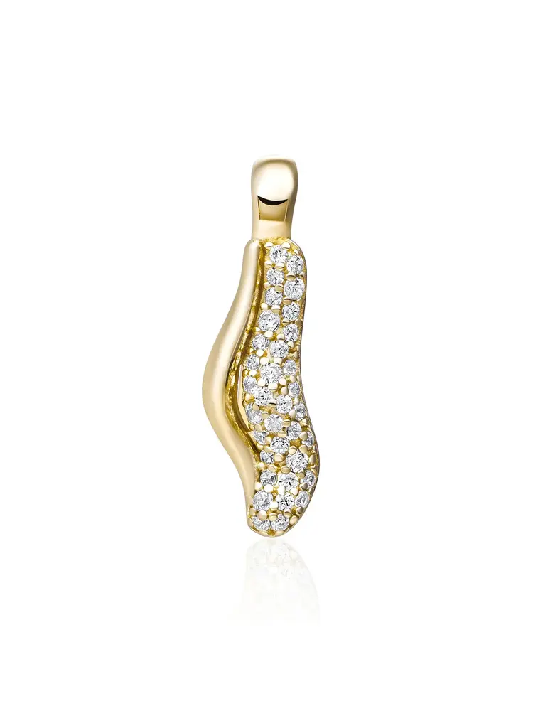 Sparkling Jewels Sparkling Jewels PENG32, Hanger zilver verguld