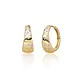 Sparkling Jewels Sparkling Jewels EAG52, Creolen zilver verguld